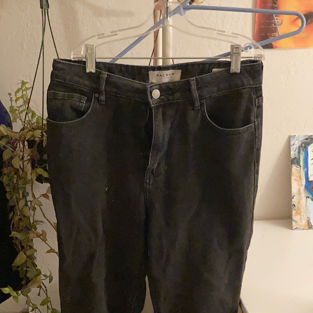 Black pacsun mom jeans
